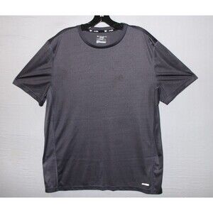 Tek Gear Men Athletic Shirt Size Large Charcoal Gray DryTek Performance Gym
